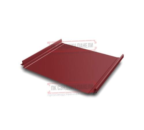 Кликфальц Pro 0,5 Rooftop Matte RAL3011 коричнево-красный с пленкой на замках Кликфальц Pro 0,5 Rooftop Matte RAL3011 коричнево-красный с пленкой на замках