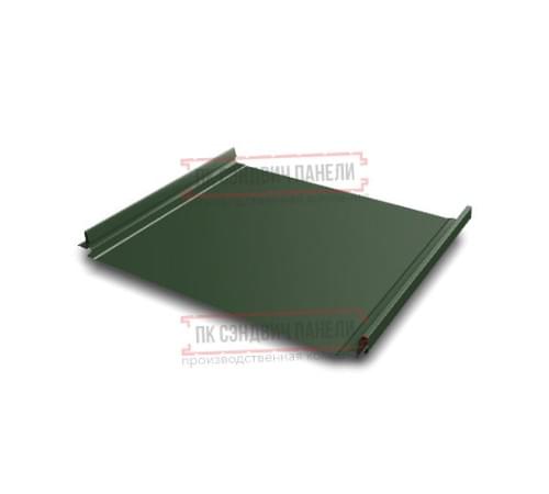 Кликфальц Pro 0,5 GreenCoat PuRALBT, matt RR11 темно-зеленый (RAL6020 хромовая зелень) с пленкой на замках Кликфальц Pro 0,5 GreenCoat PuRALBT, matt RR11 темно-зеленый (RAL6020 хромовая зелень) с пленкой на замках