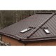 Кликфальц Pro 0,45 Drap RAL8017 шоколад с пленкой на замках