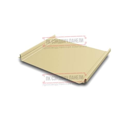 Кликфальц Pro 0,45 Полиэстер RAL1014 слоновая кость с пленкой на замках