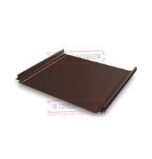 Кликфальц Pro 0,5 Atlas RAL8017 шоколад с пленкой на замках