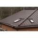 Кликфальц Pro 0,45 Drap ST RAL8017 шоколад с пленкой на замках