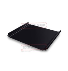 Кликфальц Pro 0,45 Полиэстер RAL9005 черный с пленкой на замках