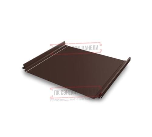 Кликфальц Pro 0,5 GreenCoat PuRALBT, matt RR887 шоколадно-коричневый (RAL8017 шоколад) с пленкой на замках Кликфальц Pro 0,5 GreenCoat PuRALBT, matt RR887 шоколадно-коричневый (RAL8017 шоколад) с пленкой на замках