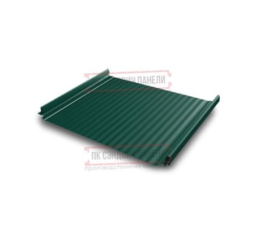 Кликфальц Pro Gofr 0,45 Полиэстер RAL6005 зеленый мох с пленкой на замках