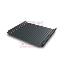 Кликфальц Pro Gofr 0,5 Satin RAL7016 антрацитово-серый с пленкой на замках