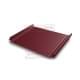 Кликфальц Pro Gofr 0,45 Drap ST RAL3005 красное вино с пленкой на замках