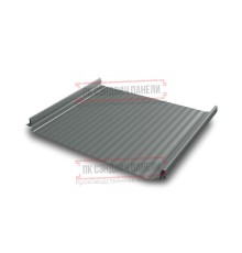Кликфальц Pro Gofr 0,45 Полиэстер RAL7005 мышино-серый с пленкой на замках