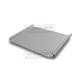 Кликфальц Pro Gofr 0,5 Satin RAL9006 бело-алюминиевый с пленкой на замках