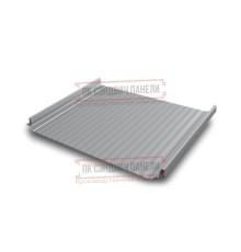 Кликфальц Pro Gofr 0,5 Satin RAL7004 сигнальный серый с пленкой на замках