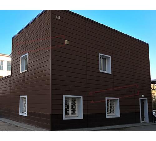 Линеарная панель-открытый волна-24хС/20 профилированная RAL 8017 Коричневый шоколад Линеарная панель-открытый волна-24хС/20 профилированная RAL 8017 Коричневый шоколад