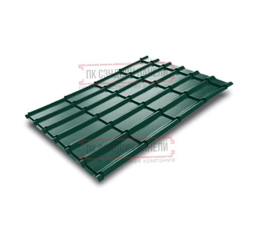 Металлочерепица Экоррей RAL6005 Полиэстер-0.3 Металлочерепица Экоррей RAL6005 Полиэстер-0.3