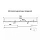 Металлочерепица Экоррей RAL3011 Полиэстер-0.3
