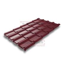 Металлочерепица Камея RAL3005 Drap-0.45