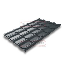 Металлочерепица Камея RR2Н3 GreenCoat Pural Matt-0.5