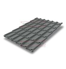 Металлочерепица классик плюс RAL7005 Satin-0.5