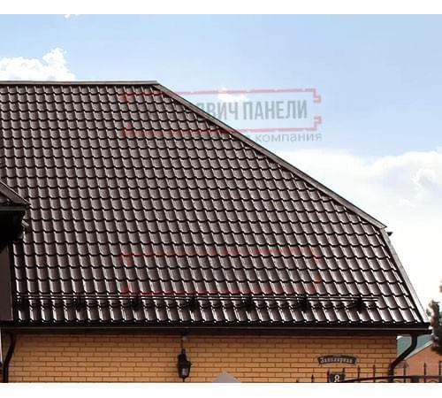 Металлочерепица Классик RAL8017 Quarzit lite-0,5 Металлочерепица Классик RAL8017 Quarzit lite-0,5