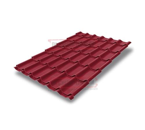 Металлочерепица классик плюс RAL3003 Satin-0.5