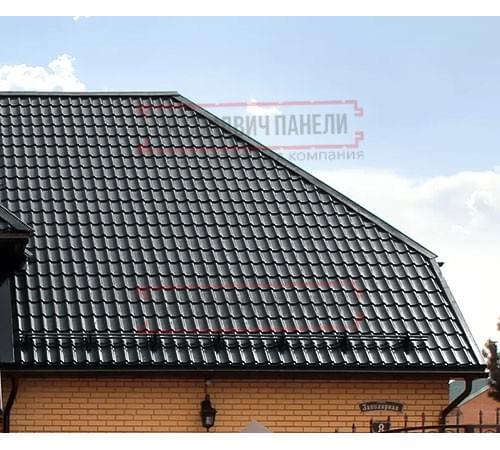 Металлочерепица Классик RAL7016 Velur-0,5 Металлочерепица Классик RAL7016 Velur-0,5