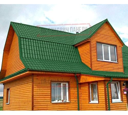 Металлочерепица классик плюс RAL6002 Satin-0.5 Металлочерепица классик плюс RAL6002 Satin-0.5
