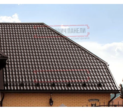Металлочерепица Классик RAL8017 Satin Мatt-0,5 Металлочерепица Классик RAL8017 Satin Мatt-0,5