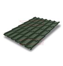Металлочерепица Классик RAL6020 Velur-0,5