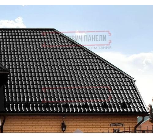 Металлочерепица Классик RAL9005 Satin Мatt-0,5 Металлочерепица Классик RAL9005 Satin Мatt-0,5
