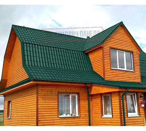 Металлочерепица классик плюс RAL6005 Drap-0.45