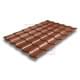 Металлочерепица Кредо RAL8004 Drap-0,45