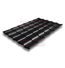 Металлочерепица Кредо RAL9005 PurLite Мatt-0,5