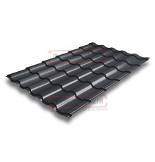 Металлочерепица Кредо RAL7024 Satin-0,5