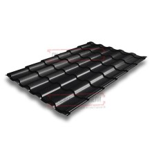 Металлочерепица Кредо RAL9005 Satin-0,5