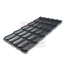 Металлочерепица Квинта плюс RAL7016 Quarzit PRO Matt-0.5