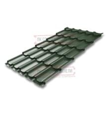 Металлочерепица Квинта плюс RR11 GreenCoat Pural-0.5