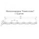 Металлочерепица Квинта плюс 3D RR750 GreenCoat PuRALMatt-0,5
