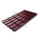 Металлочерепица Квинта плюс 3D RAL3005 Satin-0,5