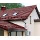 Металлочерепица Квинта плюс 3D RAL3011 Полиэстер-0,45