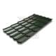 Металлочерепица Квинта плюс 3D RAL6020 Velur 20-0,5