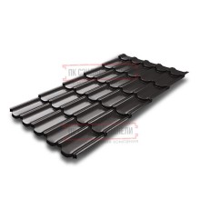 Металлочерепица Квинта плюс 3D RR32 Quarzit lite-0,5