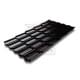 Металлочерепица Квинта плюс 3D RAL9005 Drap-0,45
