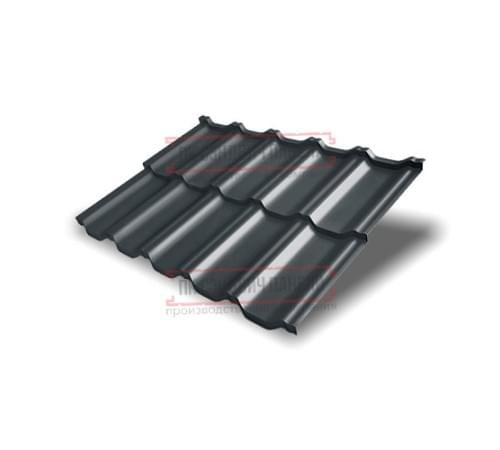 Металлочерепица модульная Квинта Uno 3D RAL7016 Drap-0,45 Металлочерепица модульная Квинта Uno 3D RAL7016 Drap-0,45
