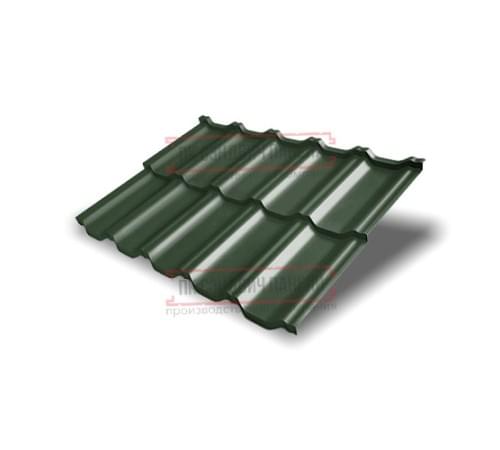 Металлочерепица модульная Квинта Uno 3D RAL6020 Velur-0,5 Металлочерепица модульная Квинта Uno 3D RAL6020 Velur-0,5