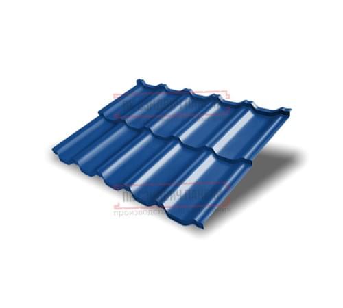 Металлочерепица модульная Квинта Uno 3D RAL5005 Satin-0,5 Металлочерепица модульная Квинта Uno 3D RAL5005 Satin-0,5