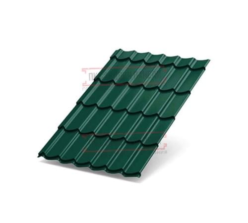 Металлочерепица Макси RAL6005 Призма-0.5 Металлочерепица Макси RAL6005 Призма-0.5