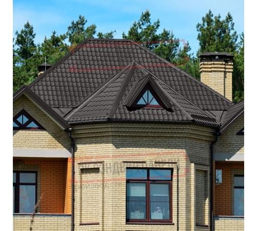 Металлочерепица Модерн RR32 Drap-0,45