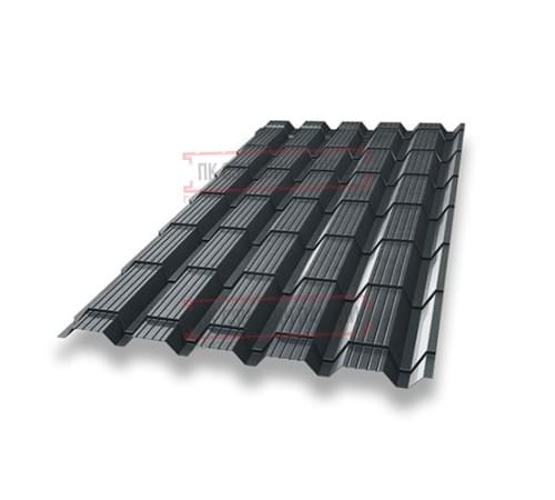 Металлочерепица Монкатта RAL7016 Rooftop Matte-0,5 Металлочерепица Монкатта RAL7016 Rooftop Matte-0,5