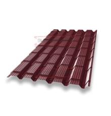 Металлочерепица Квадро профи RAL3005 Drap-0,45