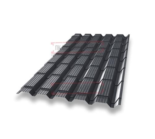 Металлочерепица Монкатта RAL7024 Quarzit Pro Matt-0,5 Металлочерепица Монкатта RAL7024 Quarzit Pro Matt-0,5