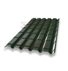 Металлочерепица Квадро профи RAL6020 Velur-0,5