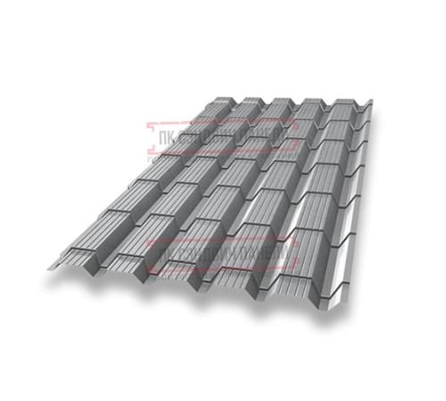 Металлочерепица Квадро профи RAL7004 Satin-0,5 Металлочерепица Квадро профи RAL7004 Satin-0,5